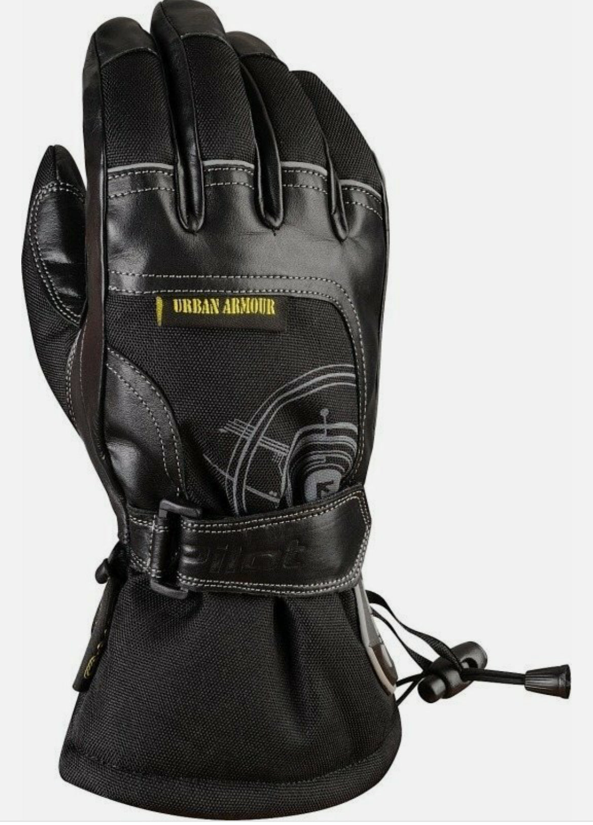 G-Mac Pilot Waterproof Leather & Textile Gloves