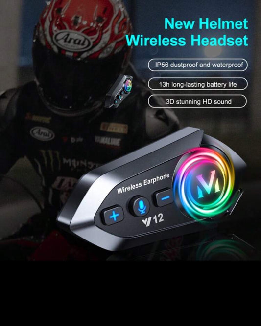 V12 Motorcycle Bluetooth System