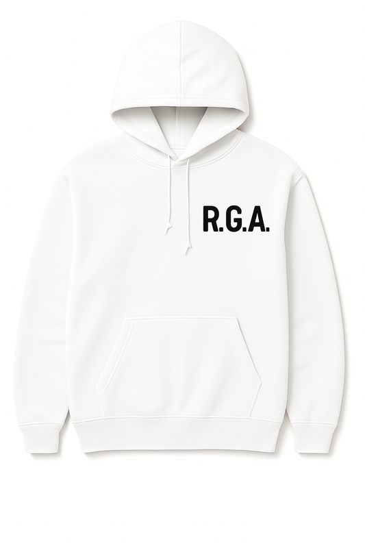 Ride Fast Custom Hoodie – White