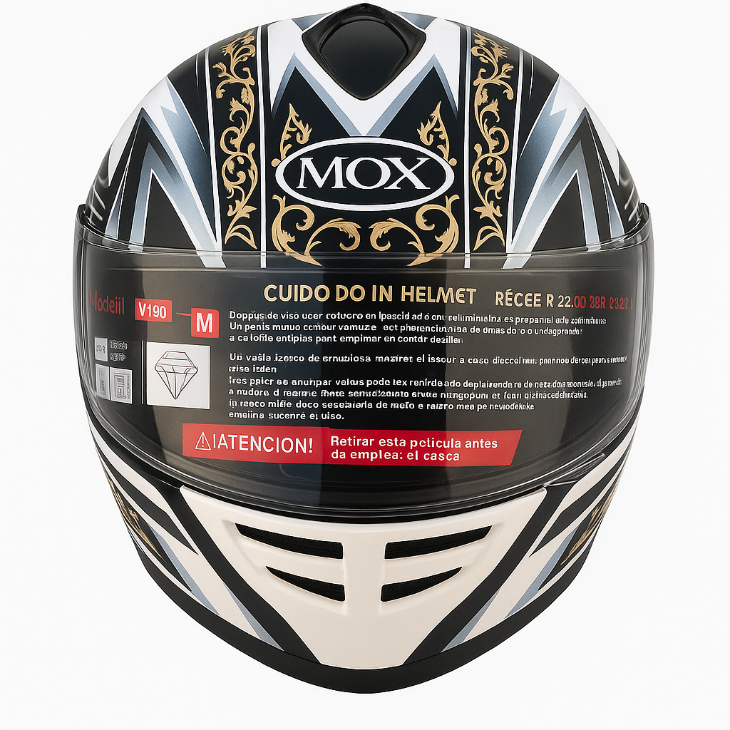 Mox V190 Full Face Motorcycle Helmet