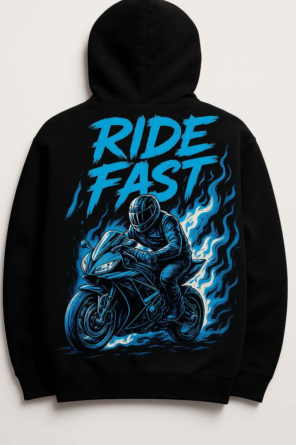 Ride Fast Custom Hoodie – Black
