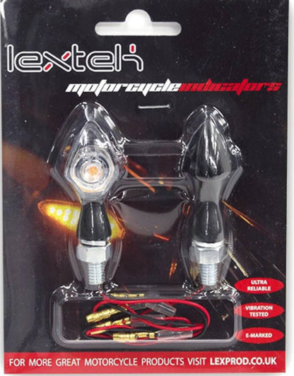 Lextek Motorcycle Indicators - Compact