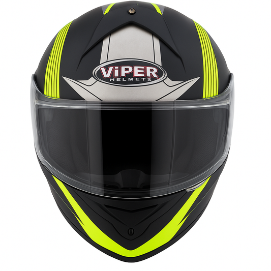 ViPER RS-V171 Full Face Sport Helmet – High-Vis Yellow & Black